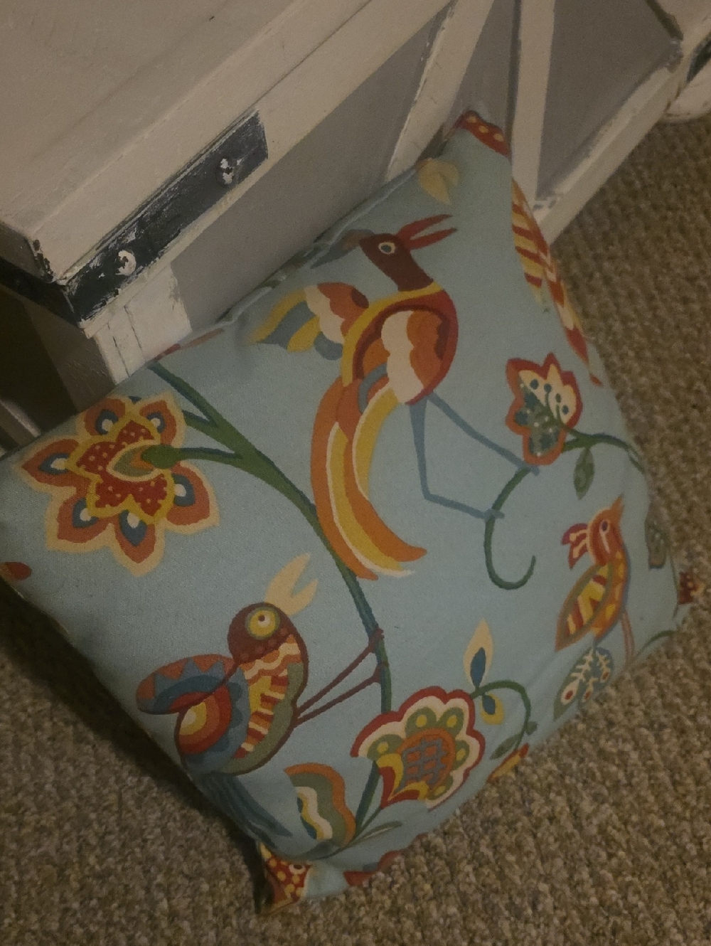 Decorative Bird Print Accent Pillows